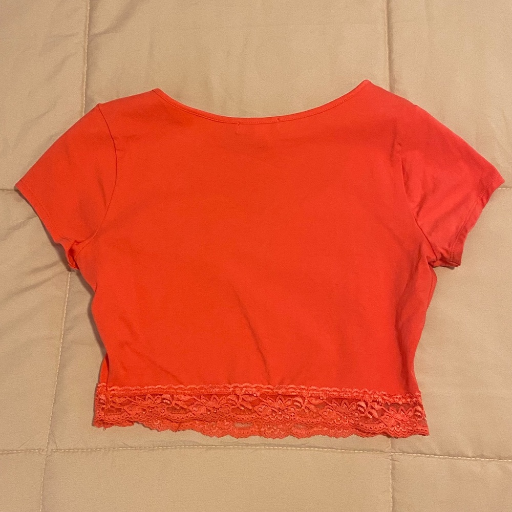 Pink Crop Top - Picture 2 of 3